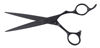 Billede af Saks Olivia Garden SilkCut PRO Mat Sort 6½"